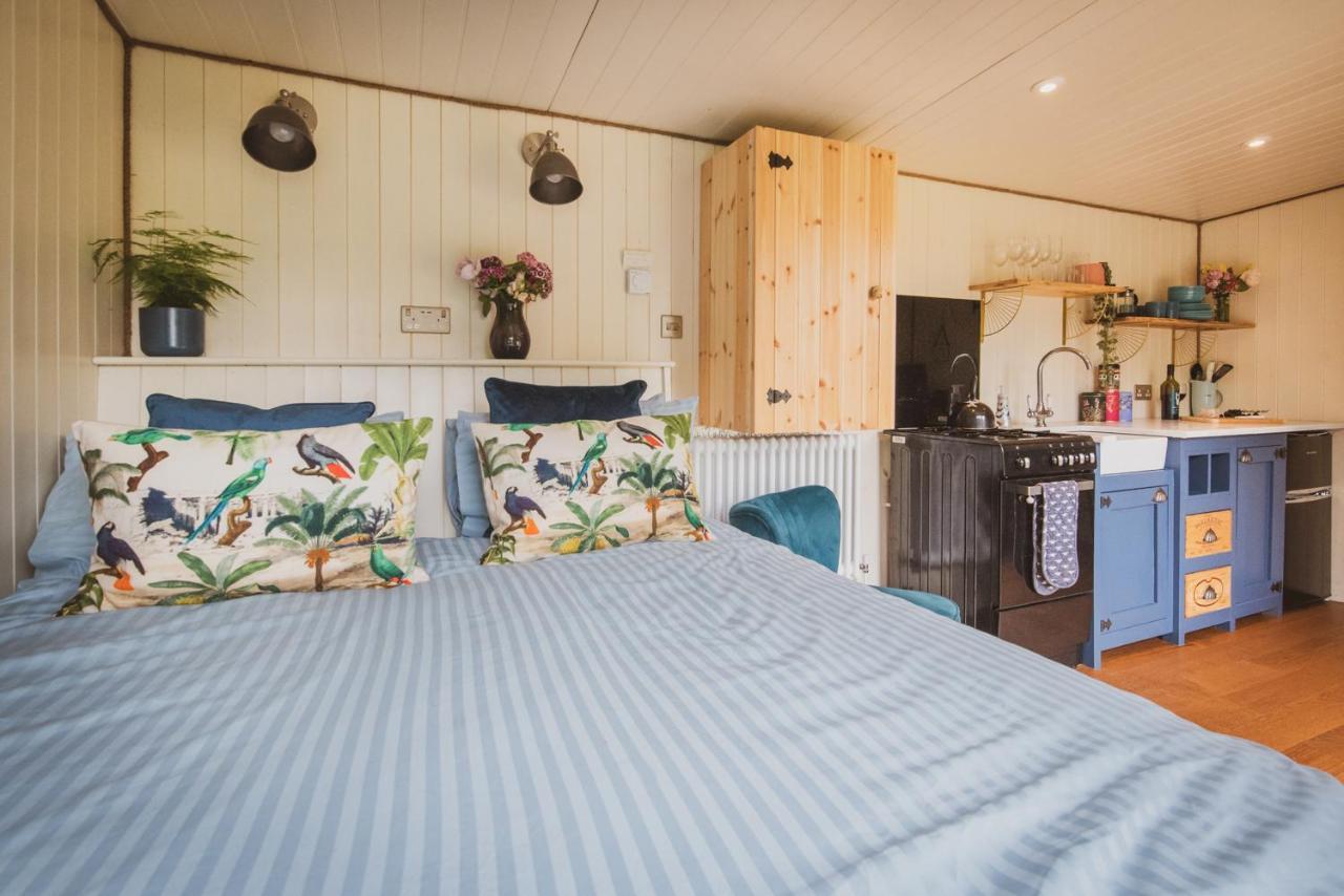 Hidden Wood Glamping And The Hideaway Cabin Warminster Exteriér fotografie